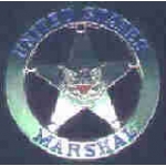 US MARSHAL ROUND STAR BADGE